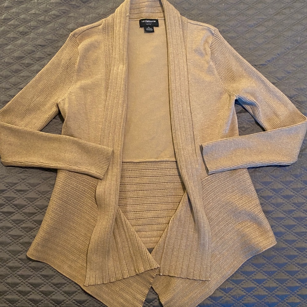 LIZ CLAIBORNE Open Cardigan